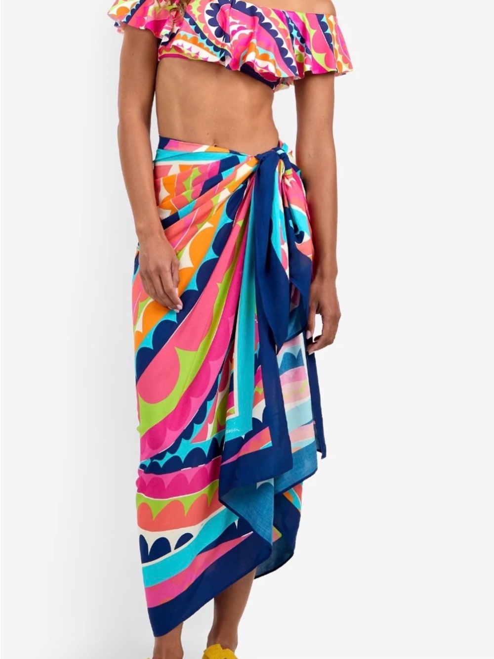 Trina Turk Multicolor Sarong Wrap